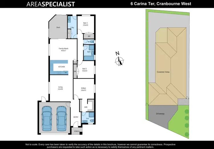 Floorplan of Homely house listing, 6 Carina Terrace, Cranbourne West VIC 3977