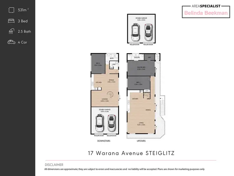 Floorplan of Homely house listing, 17 Warana Avenue, Steiglitz QLD 4207