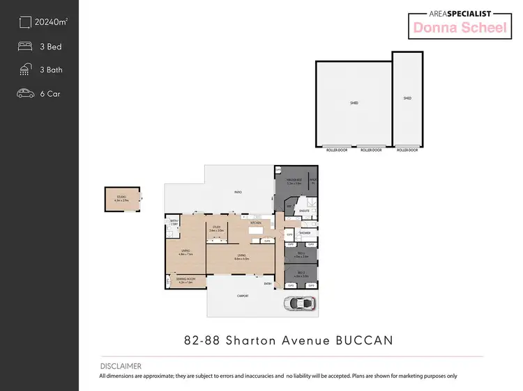 Floorplan of Homely rural property listing, 82-88 Sharton Avenue, Buccan QLD 4207