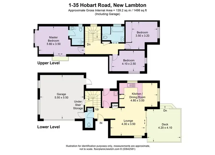 Floorplan of Homely townhouse listing, 1/35. Hobart Road, New Lambton NSW 2305