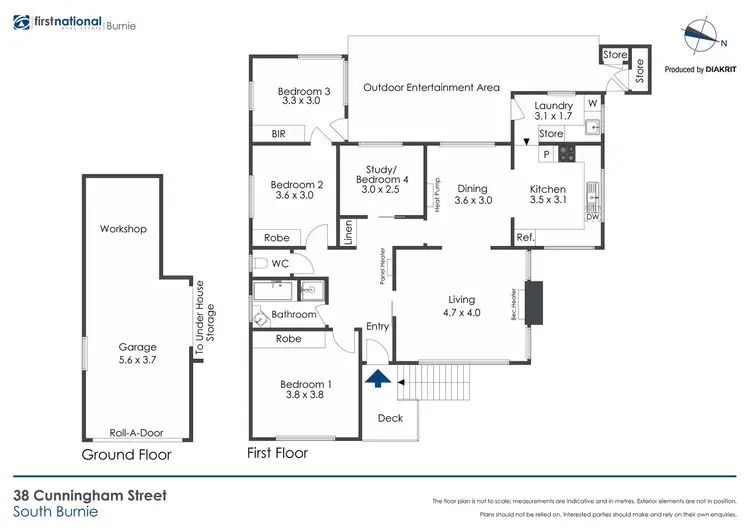 Floorplan of Homely house listing, 38 Cunningham Street, South Burnie TAS 7320