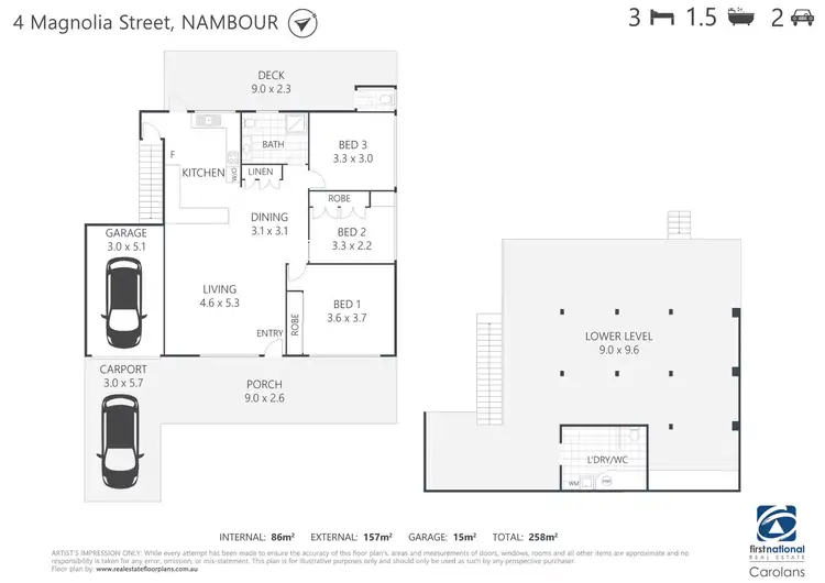 Floorplan of Homely house listing, 4 Magnolia Street, Nambour QLD 4560