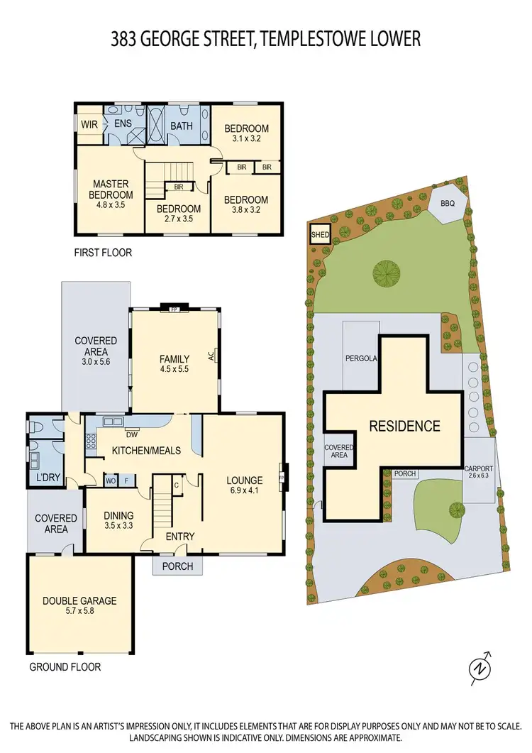 Floorplan of Homely house listing, 383 George Street, Templestowe Lower VIC 3107