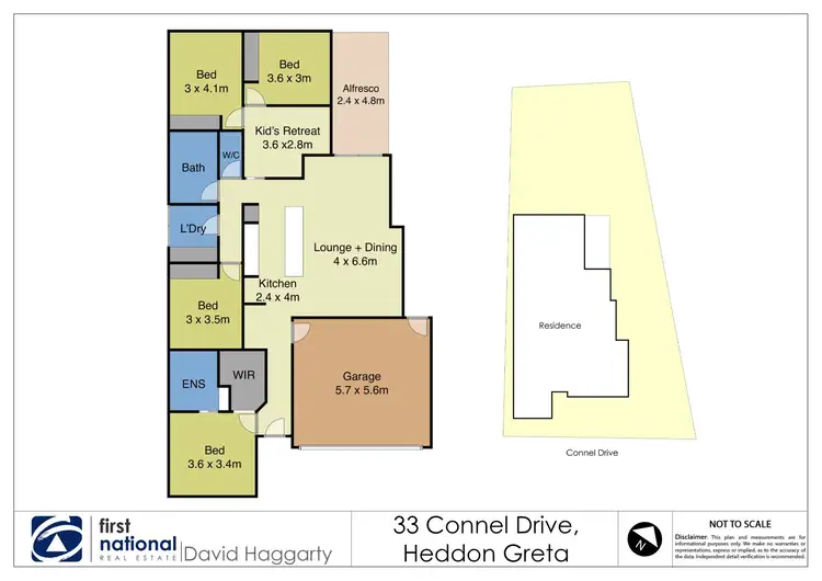 Floorplan of Homely house listing, 33 Connel Drive, Heddon Greta NSW 2321