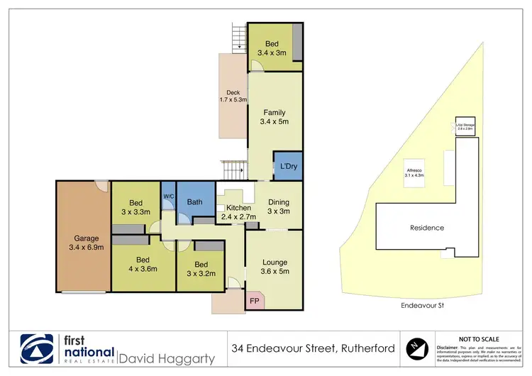 Floorplan of Homely house listing, 34. Endeavour Street, Rutherford NSW 2320