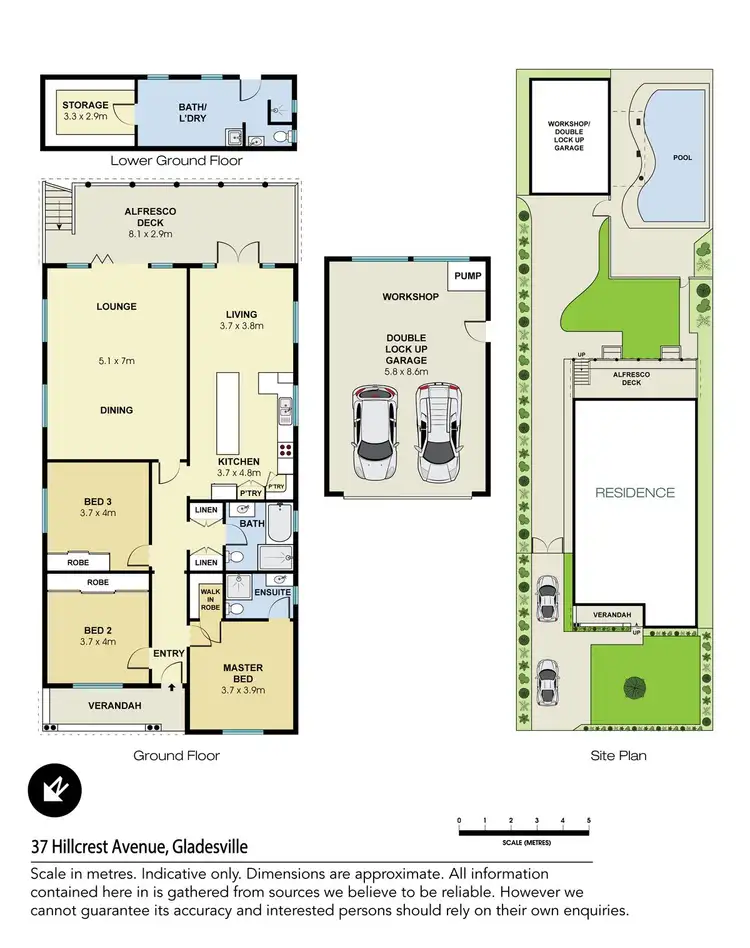Floorplan of Homely house listing, 37 Hillcrest Avenue, Gladesville NSW 2111