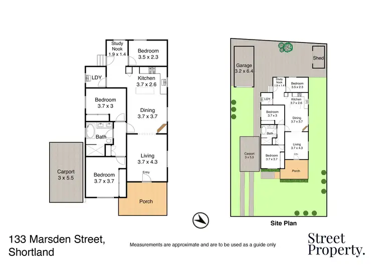 Floorplan of Homely house listing, 133 Marsden Street, Shortland NSW 2307