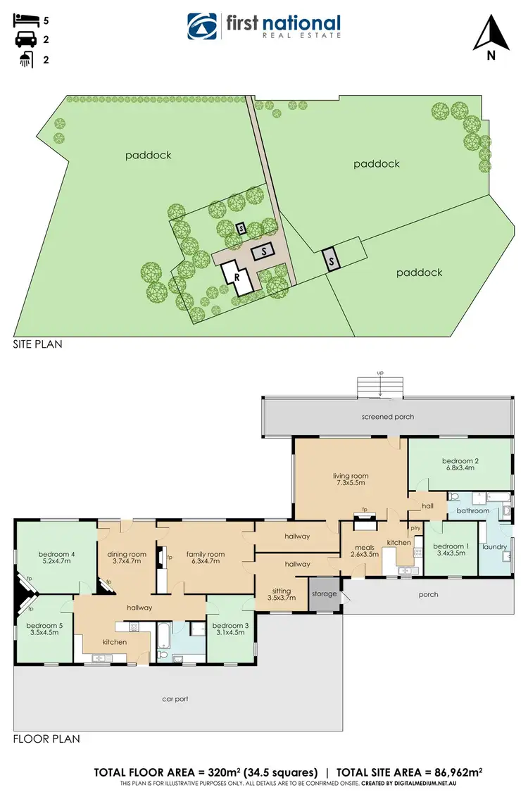 Floorplan of Homely house listing, 178 Hessell Road, Harkaway VIC 3806