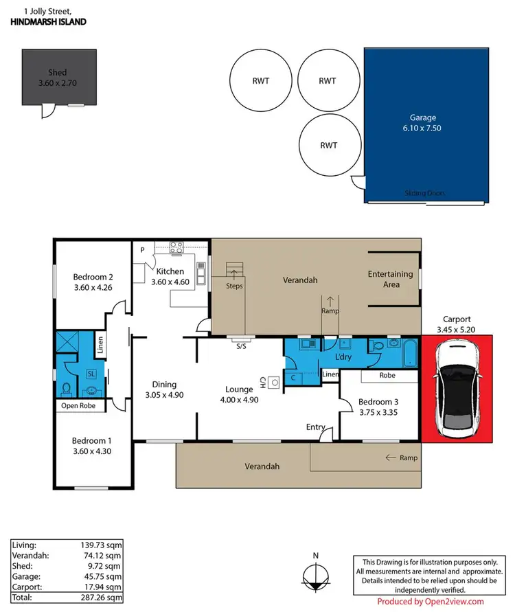 Floorplan of Homely house listing, 1 Jolly Street, Hindmarsh Island SA 5214