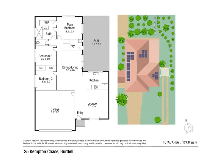 Floorplan of Homely house listing, 25 Kempton Chase, Burdell QLD 4818