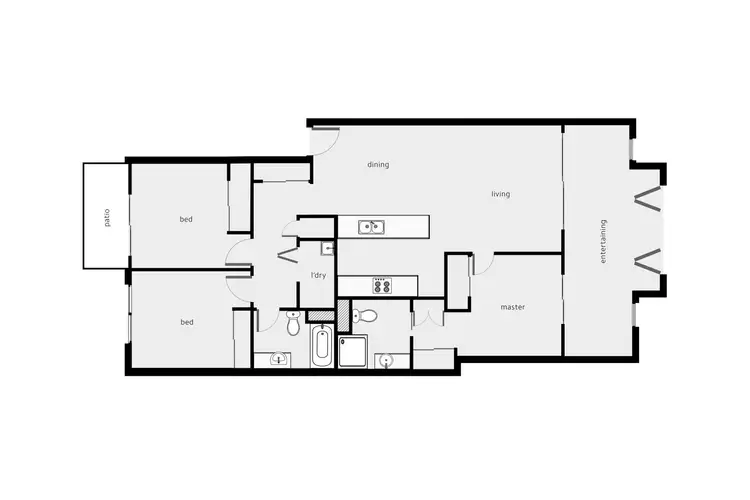 Floorplan of Homely unit listing, 45/294-310 Kamerunga Road, Freshwater QLD 4870