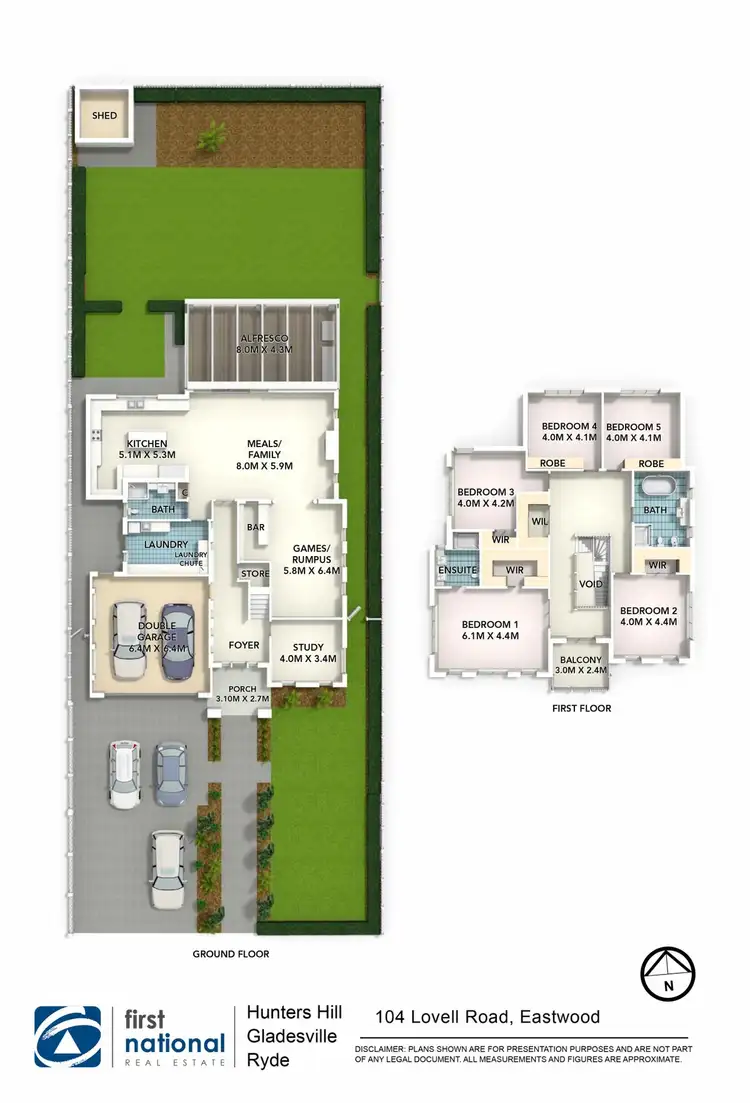 Floorplan of Homely house listing, 104 Lovell Road, Eastwood NSW 2122