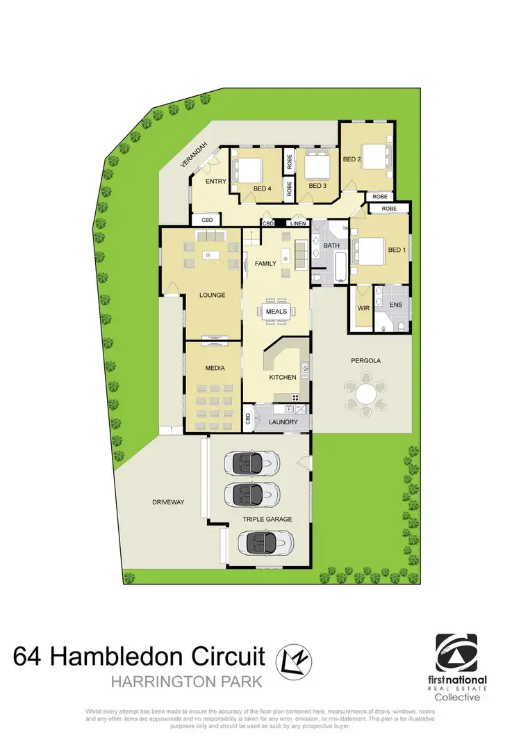 Floorplan of Homely house listing, 64 Hambledon Circuit, Harrington Park NSW 2567