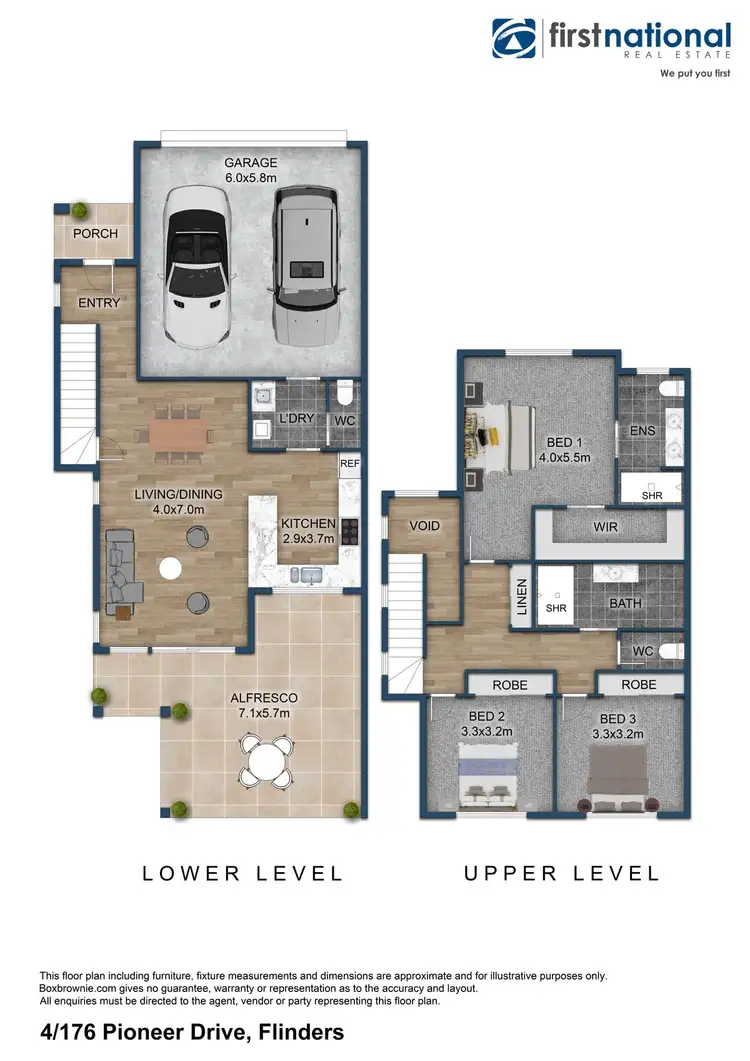Floorplan of Homely townhouse listing, 4/176 Pioneer Drive, Flinders NSW 2529