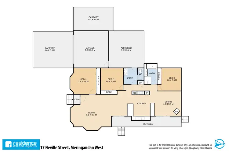Floorplan of Homely house listing, 17 Neville Street, Meringandan West QLD 4352