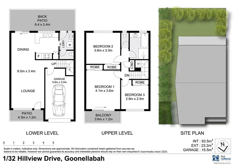 Floorplan of Homely house listing, 1/32-34 Hillview Drive, Goonellabah NSW 2480