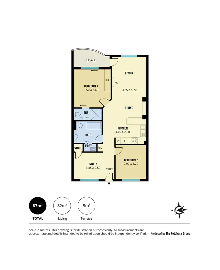 Floorplan of Homely apartment listing, 6a/188 Carrington Street, Adelaide SA 5000