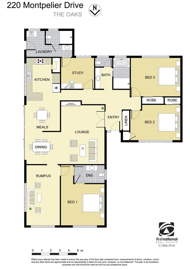 Floorplan of Homely house listing, 220 Montpelier Drive, The Oaks NSW 2570