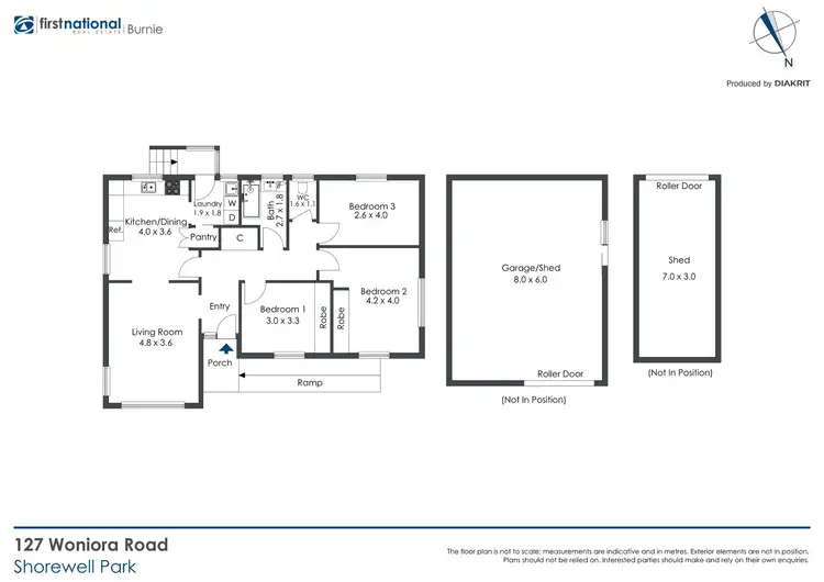 Floorplan of Homely house listing, 127 Woniora Road, Shorewell Park TAS 7320