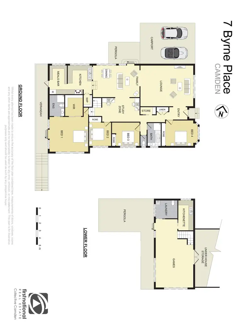 Floorplan of Homely house listing, 7 Byrne Place, Camden NSW 2570