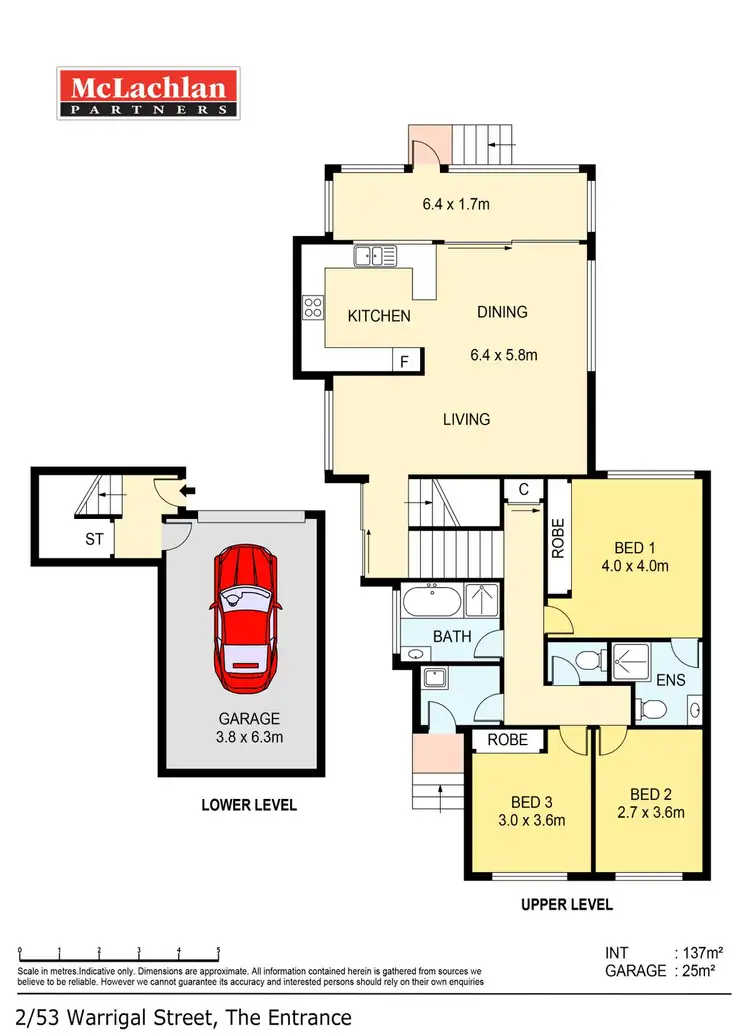 Floorplan of Homely townhouse listing, 2/53 Warrigal Street, The Entrance NSW 2261