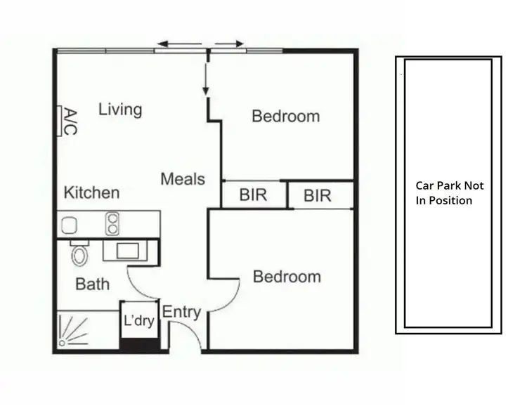 Floorplan of Homely apartment listing, 2104/31 A'beckett Street, Melbourne VIC 3000