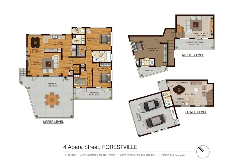 Floorplan of Homely house listing, 4 Apara Street, Forestville NSW 2087