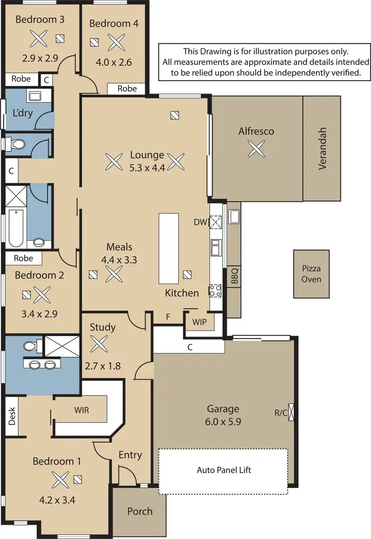 Floorplan of Homely house listing, 7 Edwin Street, Blakeview SA 5114