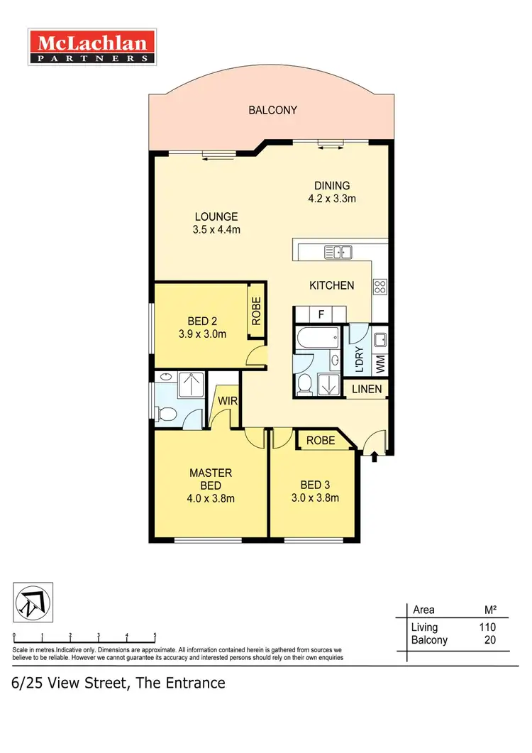 Floorplan of Homely unit listing, 6/25-27 View Street, The Entrance NSW 2261