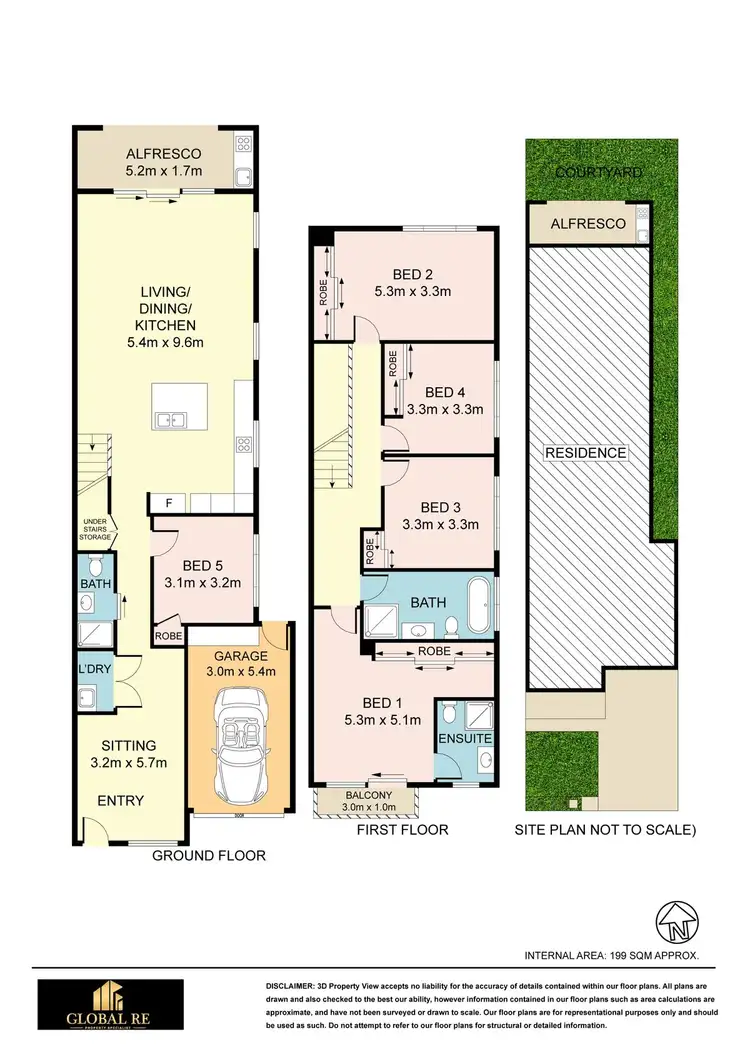 Floorplan of Homely semi-detached listing, 22 Sappho St, Canley Heights NSW 2166