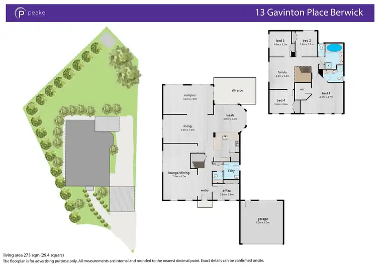 Floorplan of Homely house listing, 13 Gavinton Place, Berwick VIC 3806