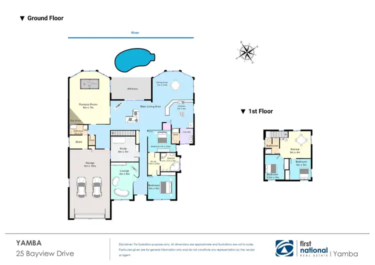 Floorplan of Homely house listing, 25 Bayview Drive, Yamba NSW 2464