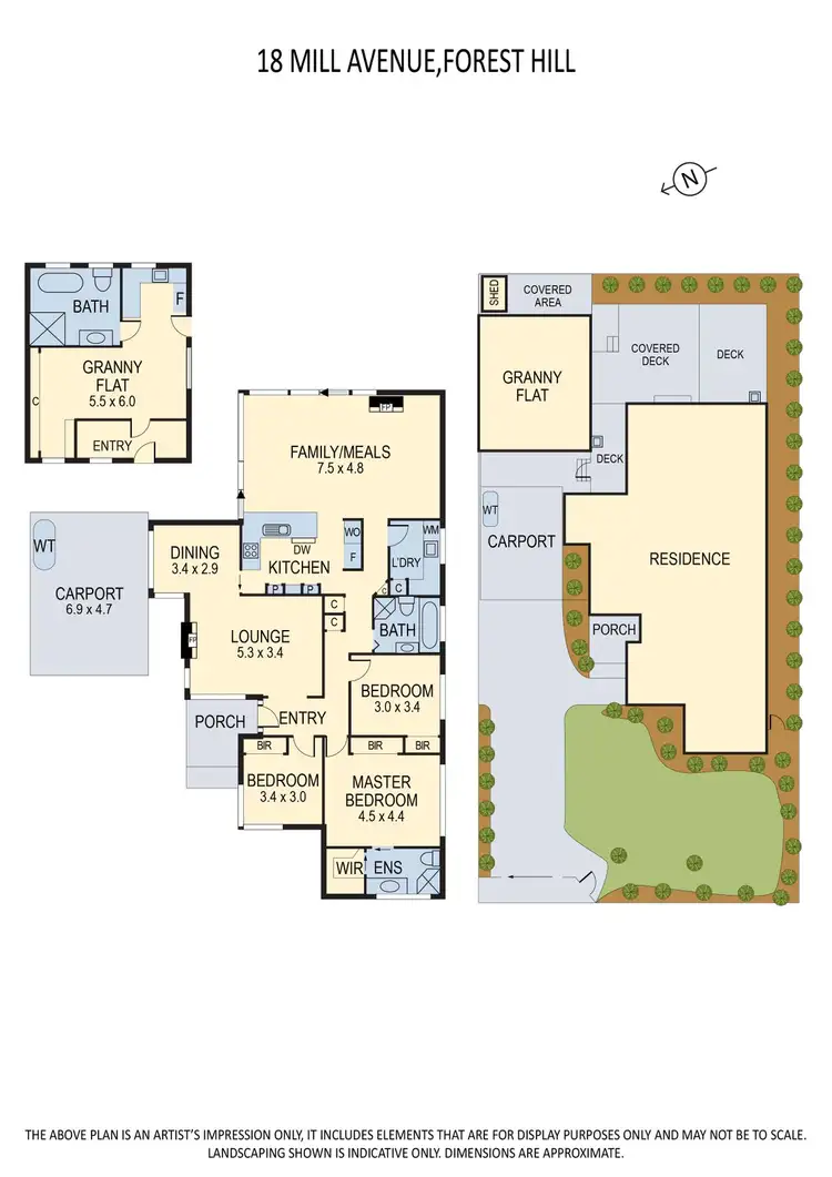 Floorplan of Homely house listing, 18 Mill Avenue, Forest Hill VIC 3131
