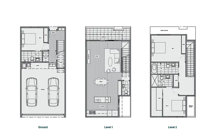 Floorplan of Homely townhouse listing, 30 Kavanagh Crescent, Keilor Downs VIC 3038