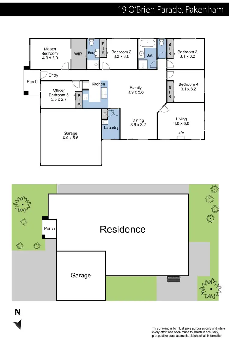 Floorplan of Homely house listing, 19 Obrien Parade, Pakenham VIC 3810
