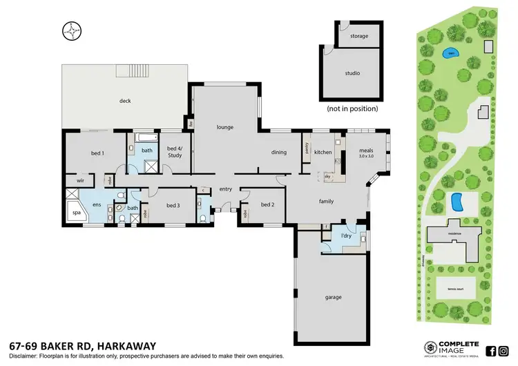 Floorplan of Homely house listing, 67-69 Baker Road, Harkaway VIC 3806