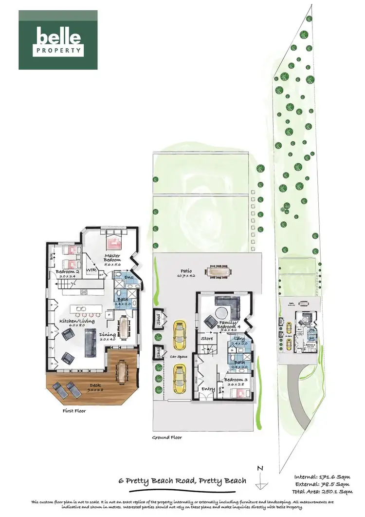 Floorplan of Homely house listing, 6 Pretty Beach Road, Pretty Beach NSW 2257