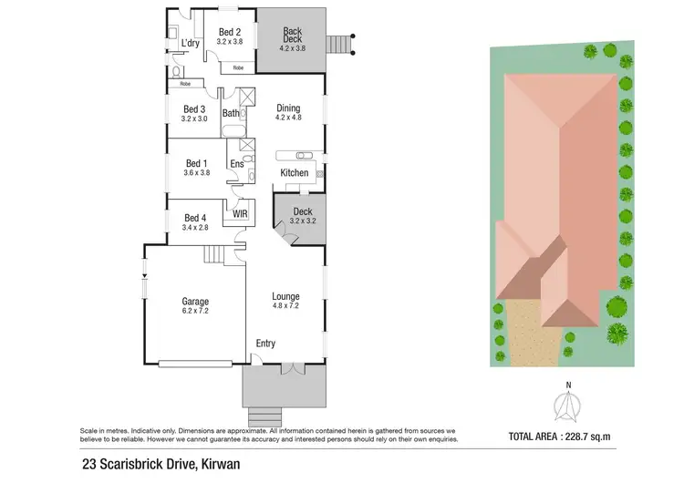 Floorplan of Homely house listing, 23 Scarisbrick Drive, Kirwan QLD 4817