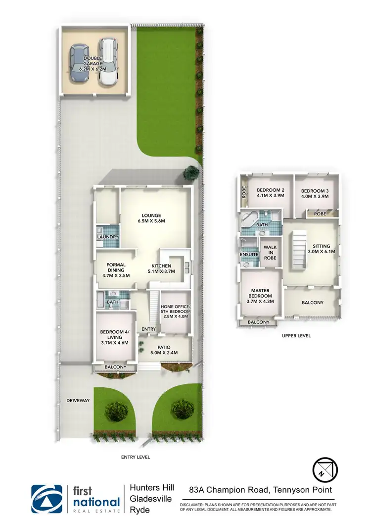 Floorplan of Homely house listing, 83A Champion Road, Tennyson Point NSW 2111