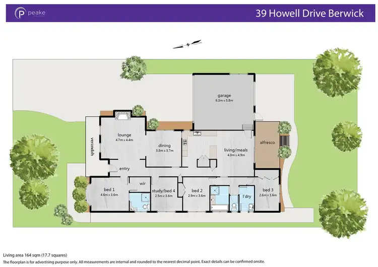 Floorplan of Homely house listing, 39 Howell Drive, Berwick VIC 3806