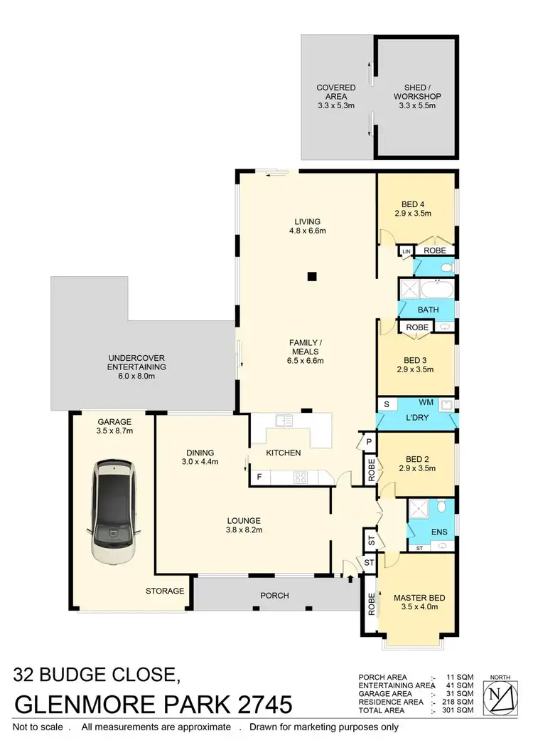 Floorplan of Homely house listing, 32 Budge Close, Glenmore Park NSW 2745