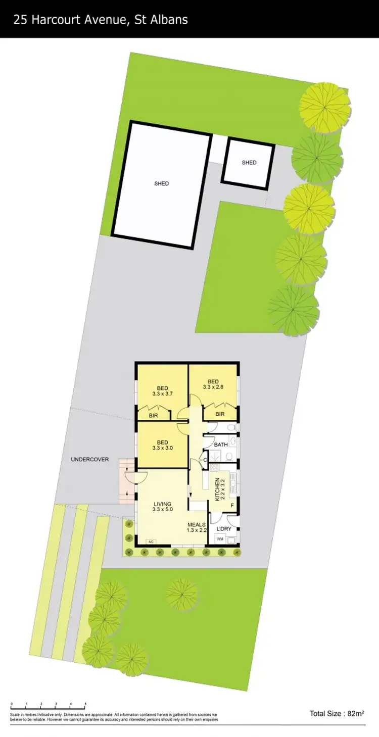 Floorplan of Homely house listing, 25 Harcourt Avenue, St Albans VIC 3021