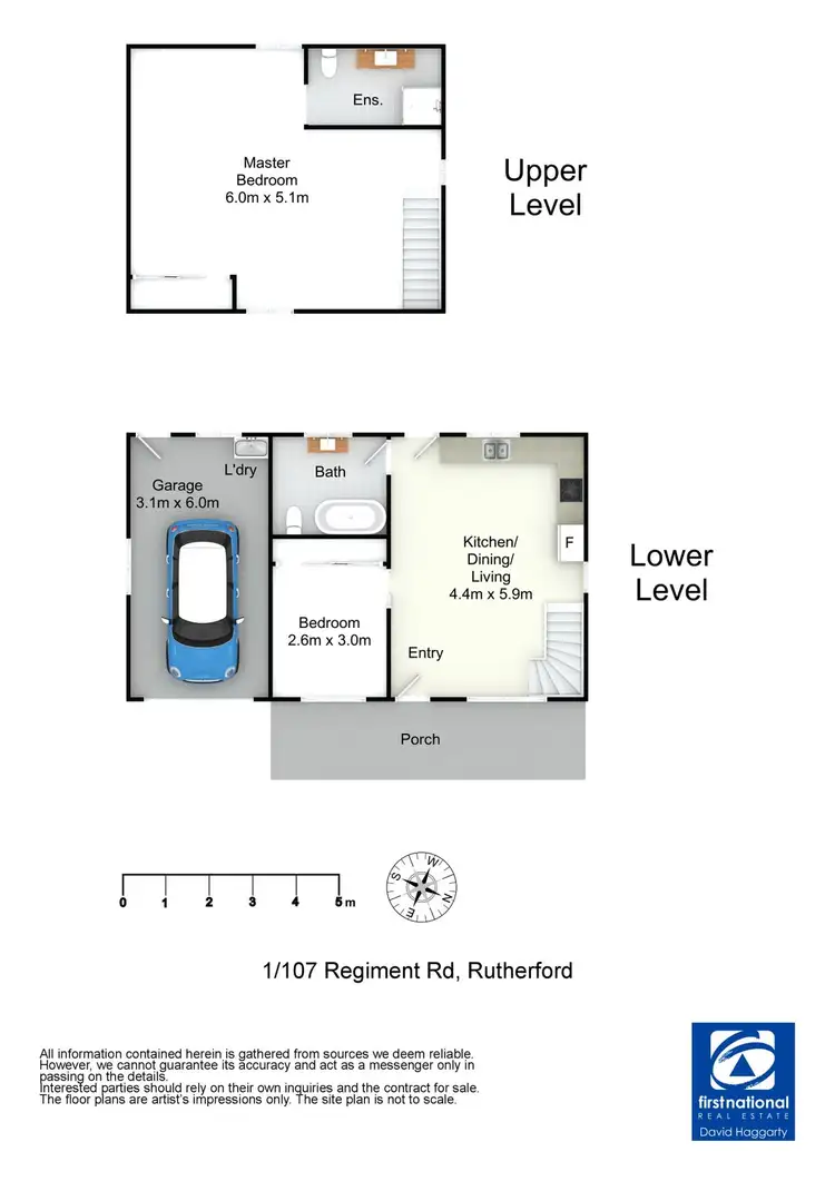 Floorplan of Homely villa listing, 1/107 Regiment Road, Rutherford NSW 2320
