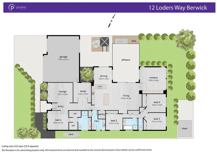 Floorplan of Homely house listing, 12 Loders Way, Berwick VIC 3806