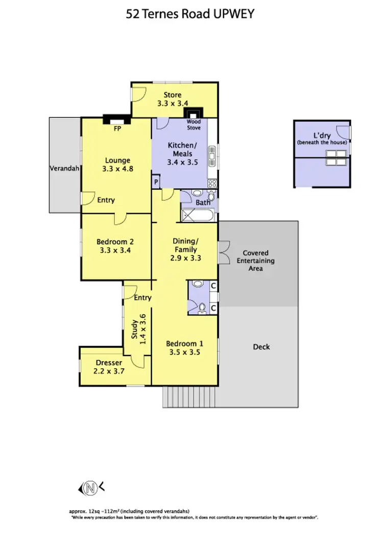 Floorplan of Homely house listing, 52 Ternes Road, Upwey VIC 3158