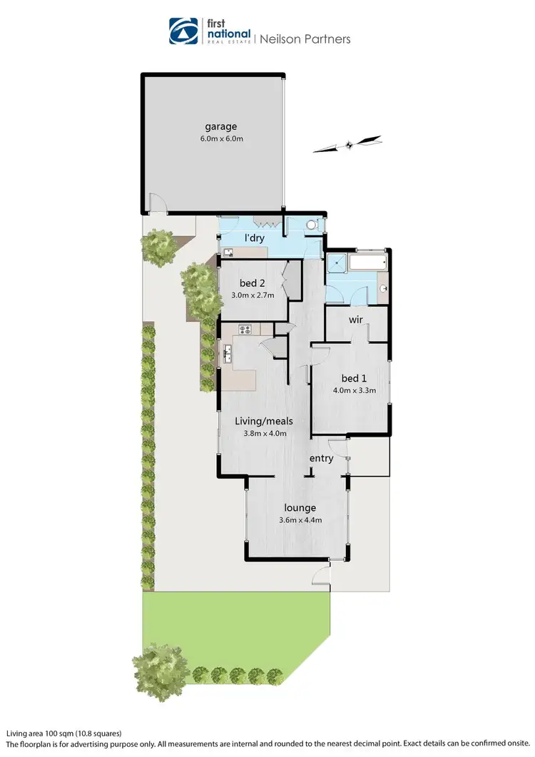 Floorplan of Homely unit listing, 1/10 Buchanan Road, Berwick VIC 3806