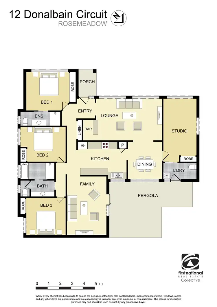 Floorplan of Homely house listing, 12 Donalbain Circuit, Rosemeadow NSW 2560