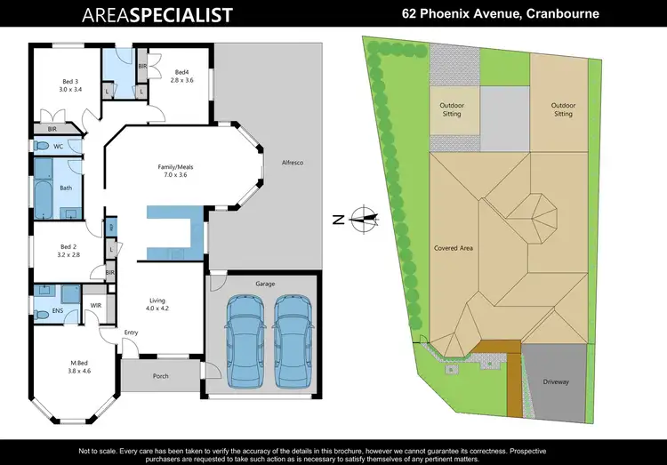 Floorplan of Homely house listing, 62 Phoenix Avenue, Cranbourne VIC 3977