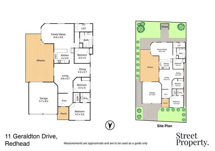 Floorplan of Homely house listing, 11 Geraldton Drive, Redhead NSW 2290