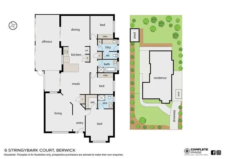 Floorplan of Homely house listing, 6 Stringybark Court, Berwick VIC 3806